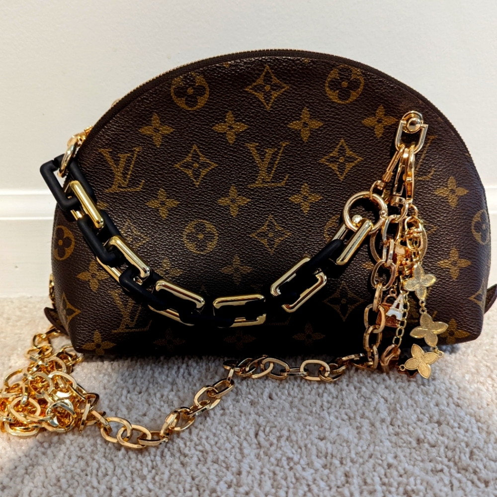 Louis Vuitton large demi ronde crossbody bag